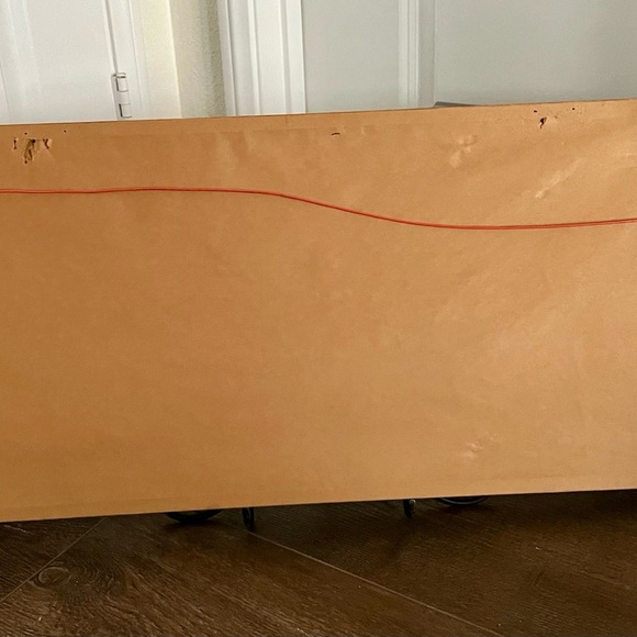 Vintage Framed Blue and White Embroidered Art - Picture 14 of 15